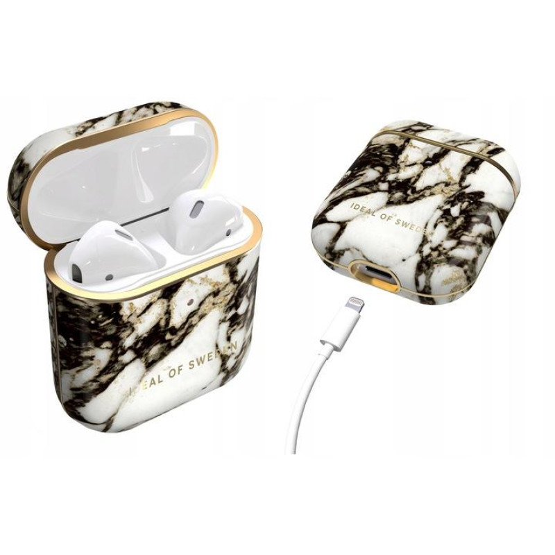 Чохол для навушників AirPods 1-го і 2-го поколінь Ideal Of Sweden Calcatta Golden Marble
