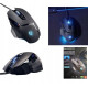 Комп'ютерна ігрова миша з RGB підсвічуванням, 8 кнопок, USB Silver Crest  Black