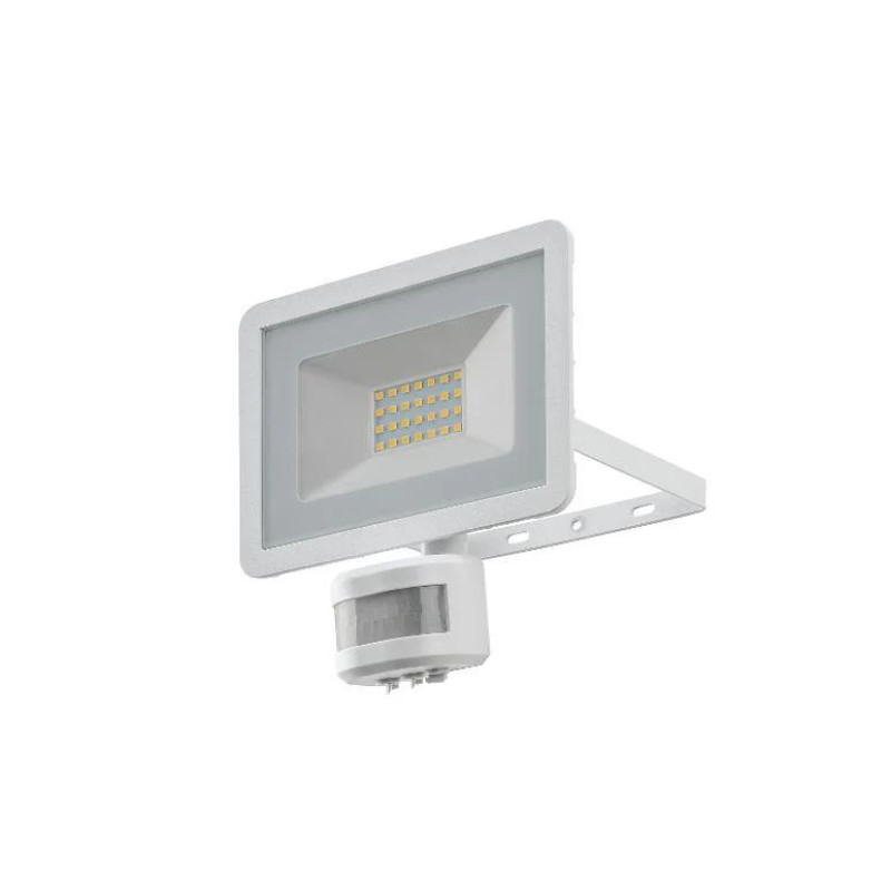 Вуличний світлодіодний прожектор з датчиком руху Livarno HG 09757 B 16 x 19,2 x 9 см  Білий
