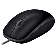 Комп'ютерна миша, мишка Logitech B110 Silent USB Black