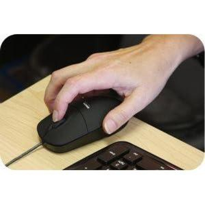 Комп'ютерна мишка, USB-мишка Amazon Basics 3 кнопки Чорна