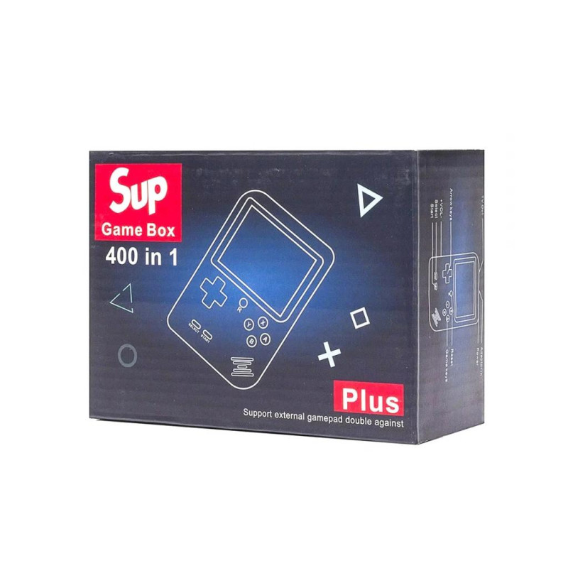 Портативна ігрова консоль на 400 ігор SUP Game Box 8bit міні ретро приставка з екраном dendy Blue