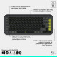 Комплект клавіатура і миша Bluetooth Logitech POP Icon Combo Graphite