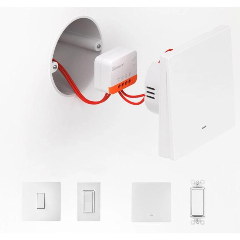 Реле одноканальне, смарт-реле  Sonoff Zigbee ZBMINI-L2  Extreme No Neutral Required 110-240V  без нульової лінії
