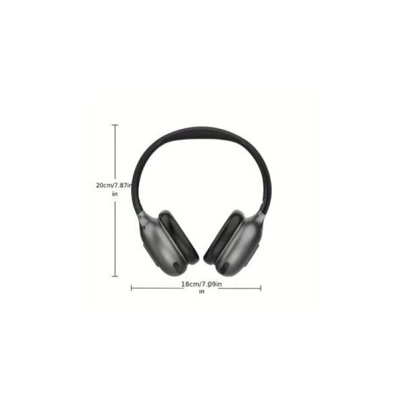 Бездротові накладні Bluetooth-навушники з мікрофоном MAX PRO Чорні