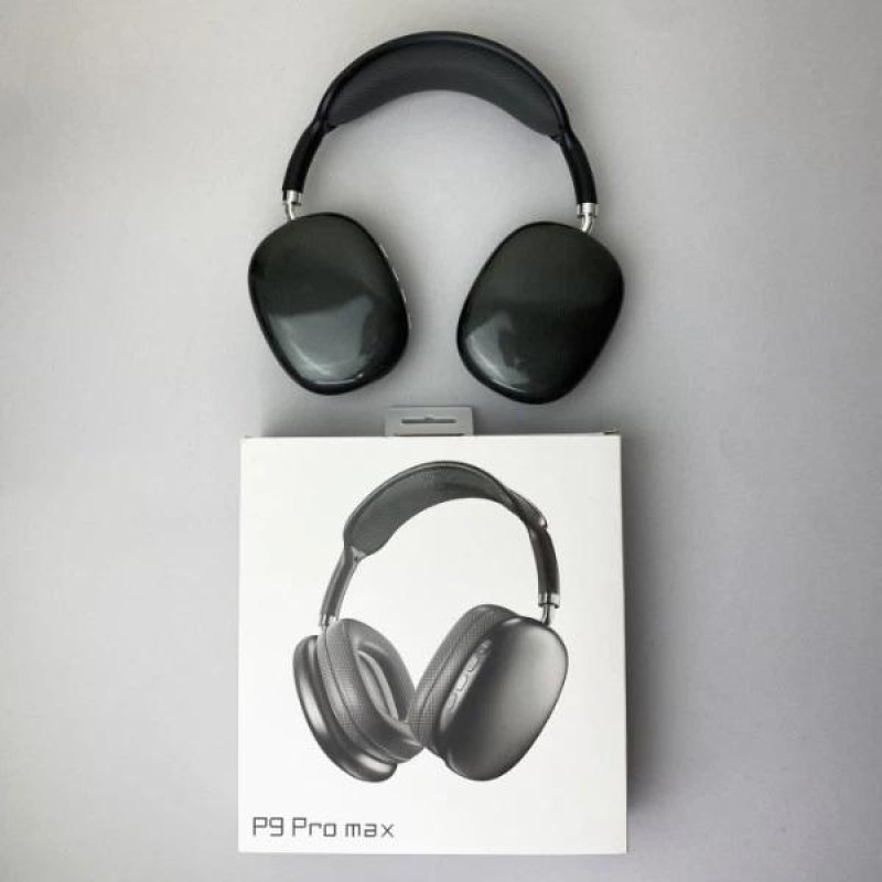 Бездротові Bluetooth навушники повнорозмірні P9 Pro Max 600 мА/год Чорні