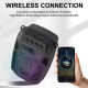 Портативна бездротова колонка Sing-e  ZQS1430 Mini RGB Multi Media 8W 1200mAh Чорна