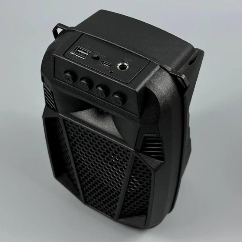 Портативна бездротова колонка Sing-e  ZQS1430 Mini RGB Multi Media 8W 1200mAh Чорна