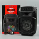 Портативна бездротова колонка Sing-e  ZQS1430 Mini RGB Multi Media 8W 1200mAh Чорна