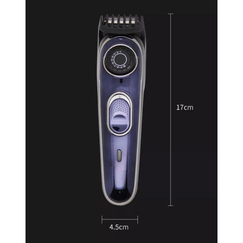 Машинка для стрижки бороди, бездротовий USB тример Geemy GM-6675