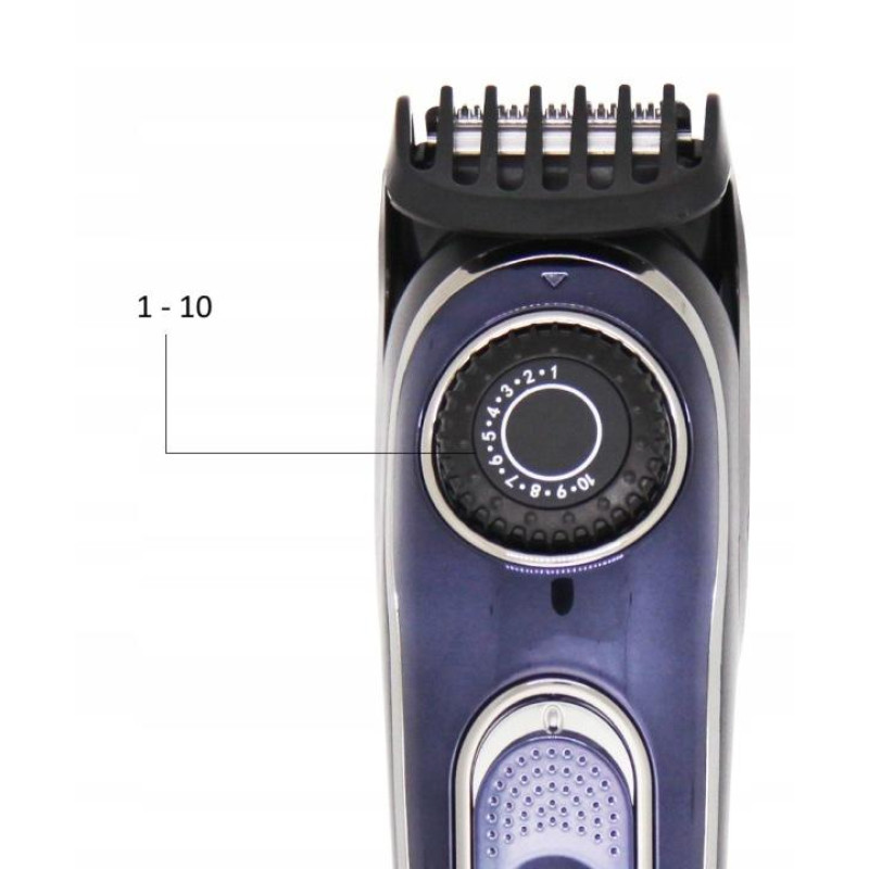Машинка для стрижки бороди, бездротовий USB тример Geemy GM-6675