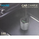 Автомобільний зарядний пристрій для прикурювача YOURZ CS03 2400 мА 12 В/24 В, Type-C