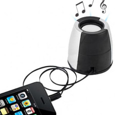 Портативна колонка міні Music Bullet, аудіокабель AUX Mini Jack 3,5 мм Чорний