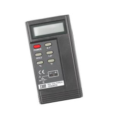 Цифровий термометр із виносним датчиком типу К  -50 до 1300 ºС, TES 1310  Чорний