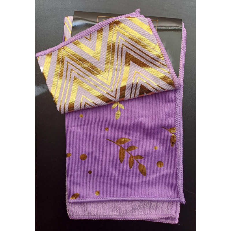 Набір серветок для прибирання з мікрофібри Microfibre Cloths 30х30см 3 шт Фіолетовий