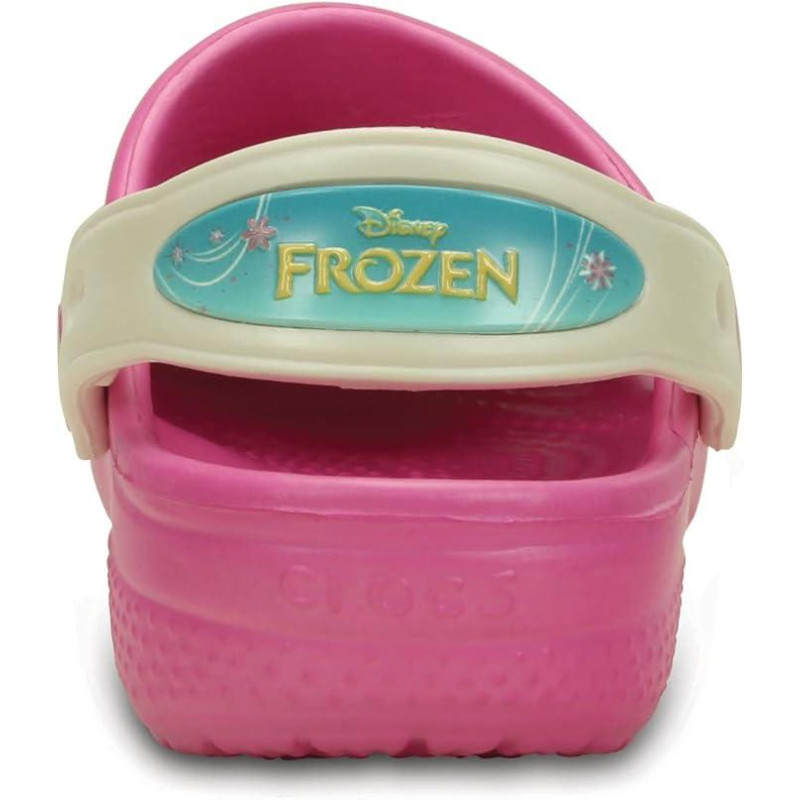 Крокси дитячі, сабо для дівчаток Crocs Kids CC Frozen Fever Clog K, розмір 33-34, стопа 21-22см Рожевий