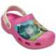 Крокси дитячі, сабо для дівчаток Crocs Kids CC Frozen Fever Clog K, розмір 33-34, стопа 21-22см Рожевий