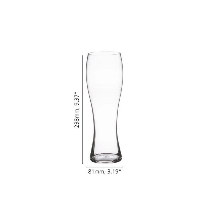 Набір келихів для пшеничного пива Pilsner Weizen Glass Beer Classics Spiegelau 700мл Кришталеве скло 2шт
