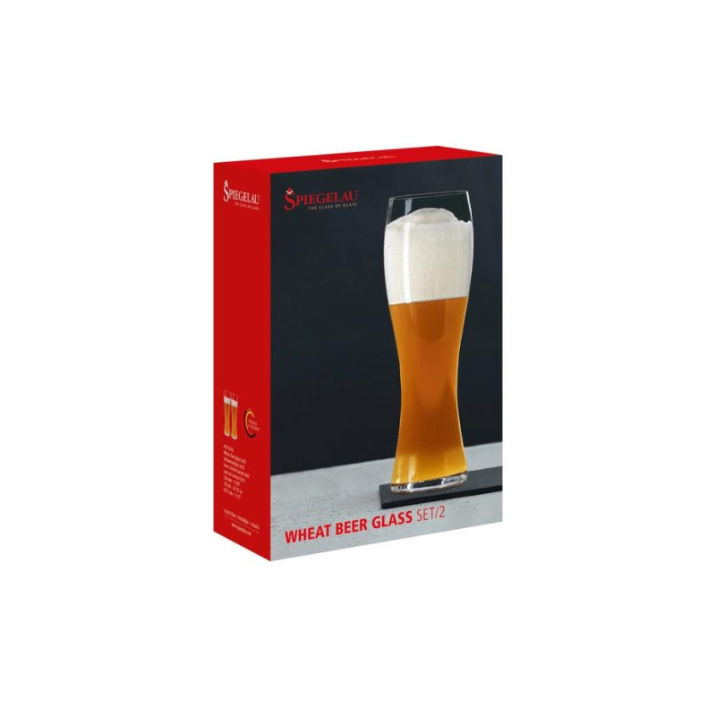 Набір келихів для пшеничного пива Pilsner Weizen Glass Beer Classics Spiegelau 700мл Кришталеве скло 2шт