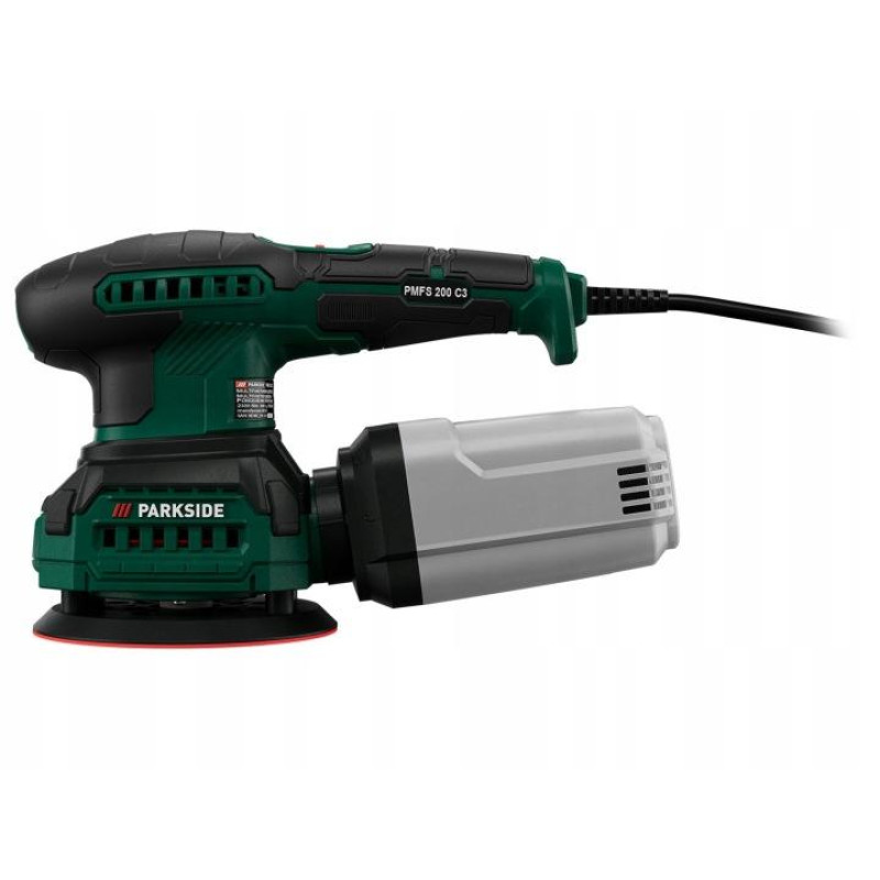 Многофункциональная шлифовальная машина 3в1 Parkside PMFS 200 C3 200Вт с набором наждачной бумаги