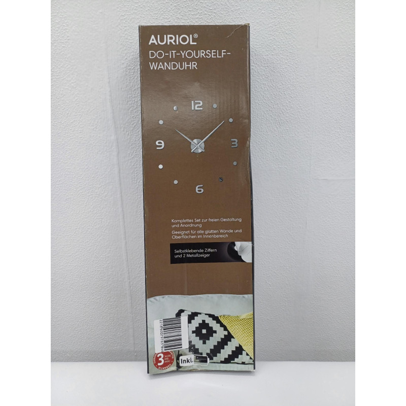 Годинник настінний великий AURIOL d90-120см, настінний, самоклеючій годинник- конструктор