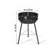 Гриль садовий складаний GrillMeister 38х32,5х54см