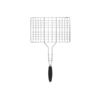 Решітка нержавіюча прямокутна для гриля - барбекю Grill Meister 35х22см