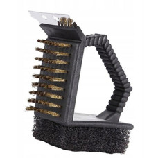 Щітка 3в1 для чищення гриля Grill Meister 14х7,5х10см
