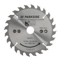 Полотно для дискової пилки, пиляльний диск для циркулярної пилки Parkside PKSB 150 А1 150мм х 1,6мм х 20мм 18 зубів