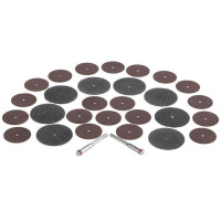 Набор точных отрезных, зачистных, шлифовальных дисков Parkside 30шт