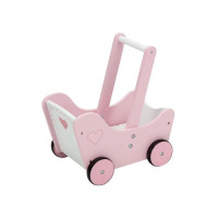 Деревянная коляска для кукол PlayTive Розовый