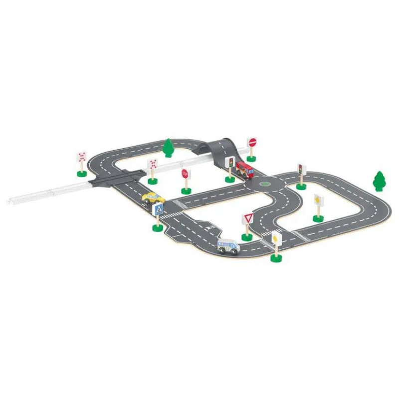 Детский игровой набор Автомобильная дорога PlayTive 36 предметов